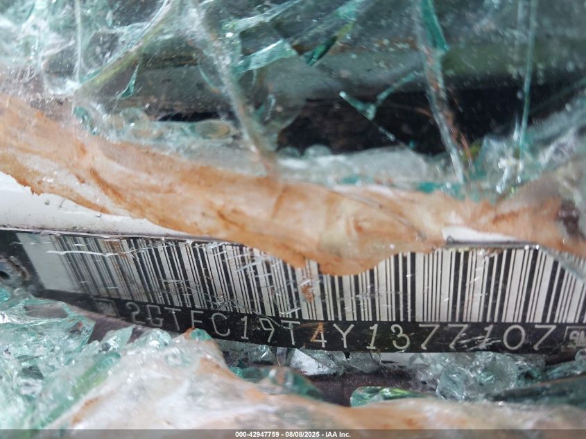 2000 GMC Sierra 1500 Sle VIN: 2GTEC19T4Y1377107 Lot: 42947759