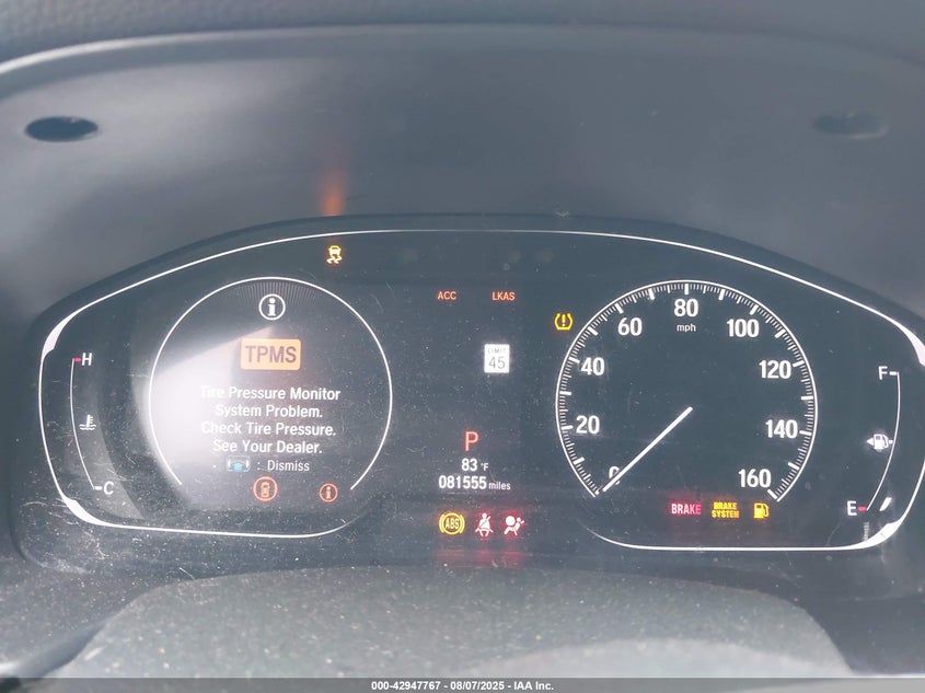 VIN 1HGCV1F3XKA145440 2019 HONDA ACCORD SPORT