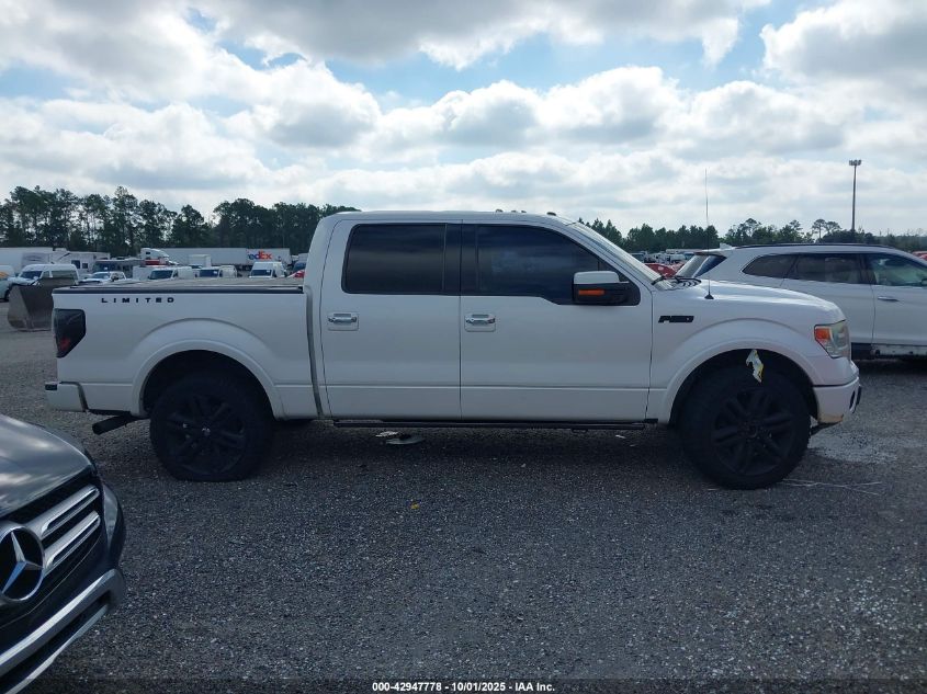 2014 Ford F-150 Limited VIN: 1FTFW1ET0EFB92901 Lot: 42947778