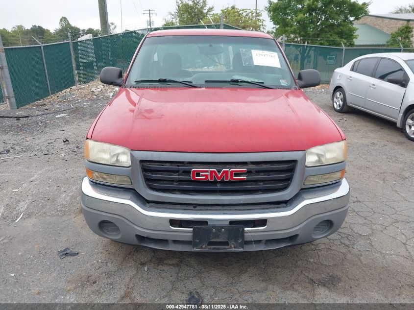 2006 GMC Sierra 1500 Work Truck VIN: 3GTEC14X16G201940 Lot: 42947781