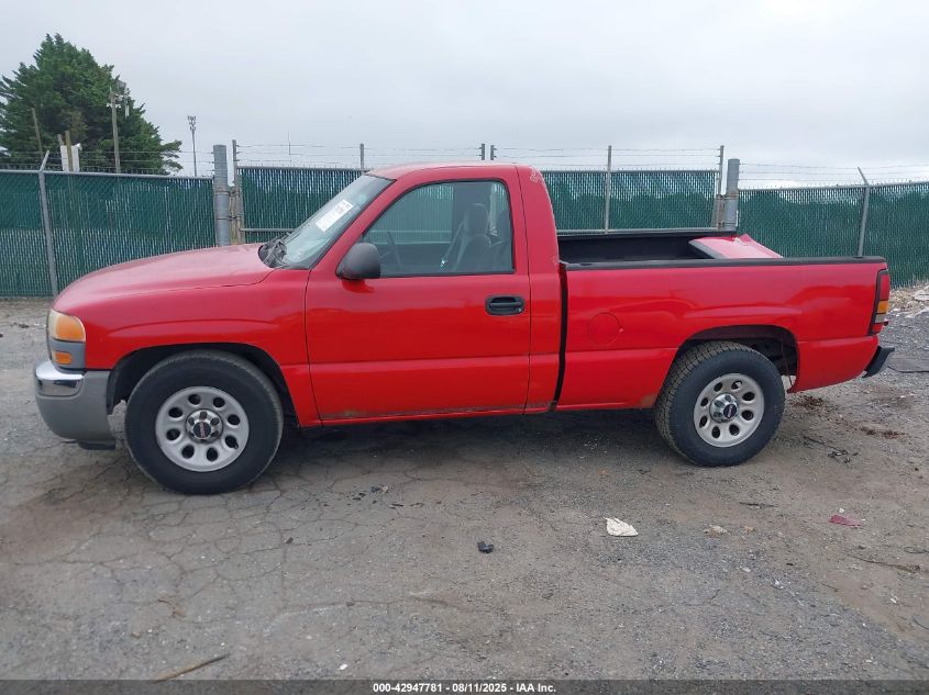 2006 GMC Sierra 1500 Work Truck VIN: 3GTEC14X16G201940 Lot: 42947781