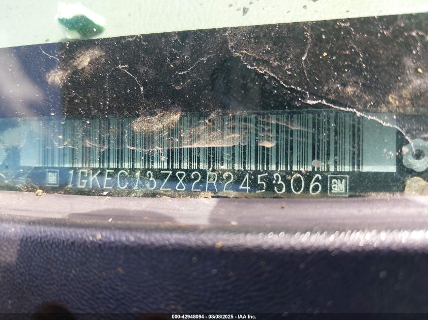 2002 GMC Yukon Slt VIN: 1GKEC13ZV2R245306 Lot: 42948094