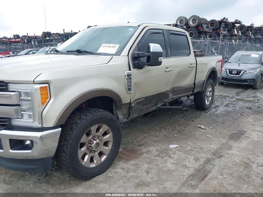 2017 Ford F-250 6.7 King Ranch Gold Lot 111042948382 Vin 1FT7W2BT8HEE30146