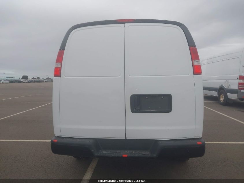 2022 Chevrolet Express Cargo Rwd 2500 Regular Wheelbase Wt VIN: 1GCWGAF14N1235630 Lot: 42948485