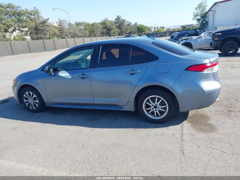 2021 Toyota Corolla Hybrid Le VIN: JTDEAMDE5MJ011110 Lot: 42948978