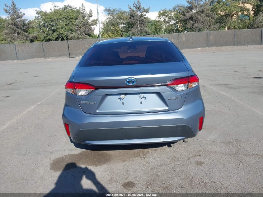 2021 Toyota Corolla Hybrid Le VIN: JTDEAMDE5MJ011110 Lot: 42948978