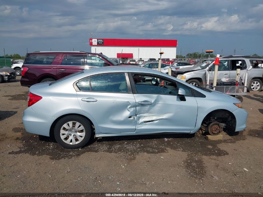 2012 Honda Civic Lx VIN: 19XFB2F56CE085361 Lot: 42949018