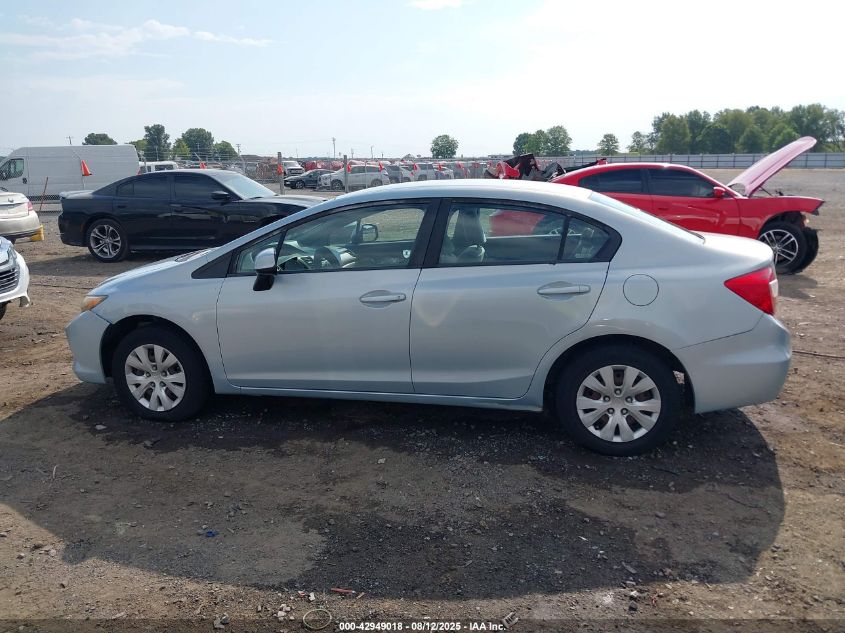 2012 Honda Civic Lx VIN: 19XFB2F56CE085361 Lot: 42949018