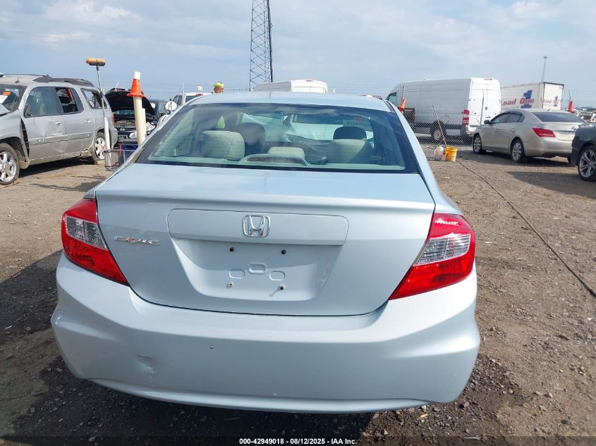 2012 Honda Civic Lx VIN: 19XFB2F56CE085361 Lot: 42949018