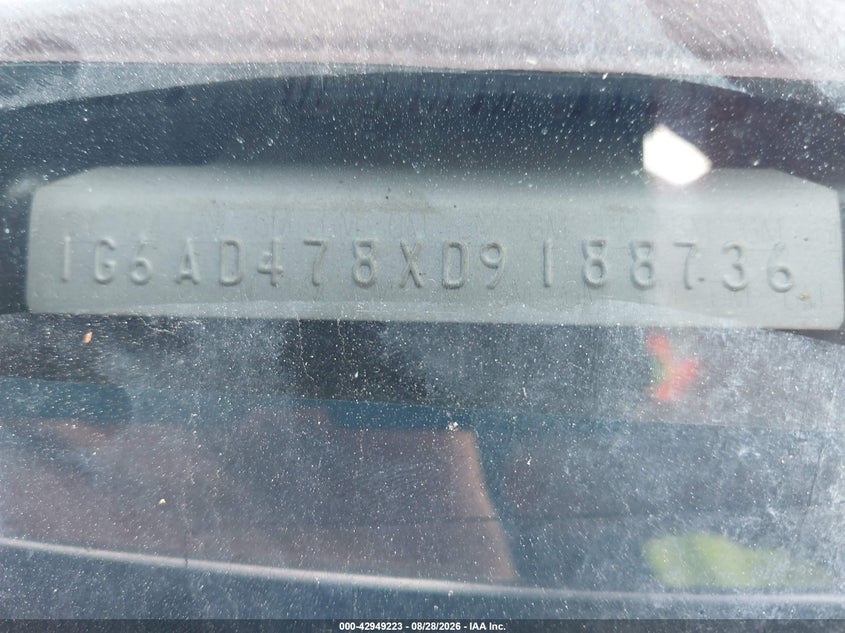 1983 CADILLAC DE VILLE COUPE 4.1L V8 FI OHV F