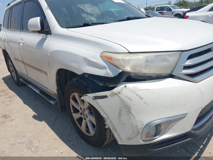 2012 Toyota Highlander Se V6 VIN: 5TDZK3EH3CS070966 Lot: 42949236