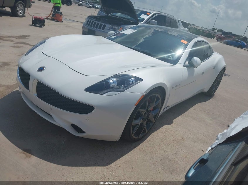 2018 Karma Revero white sedan hybrid 50GK41SA1JA000029 photo #3