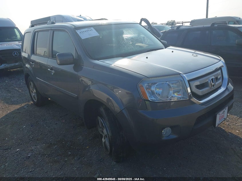 5FNYF4H57AB035548 2010 Honda Pilot Ex-L auction photo 1