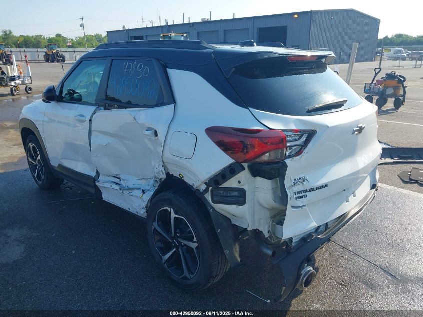 2022 Chevrolet Trailblazer Awd Rs VIN: KL79MUSL2NB058842 Lot: 42950092