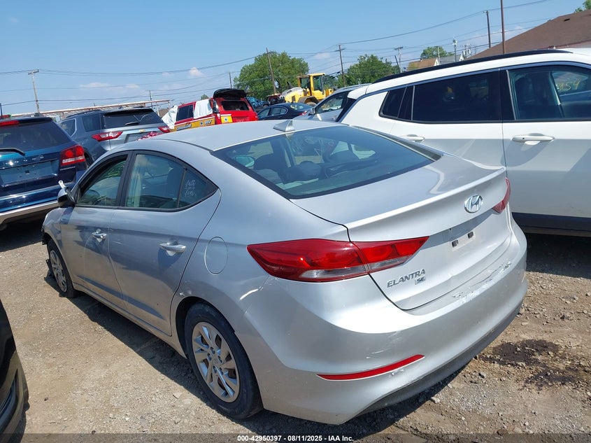 2017 HYUNDAI ELANTRA SE - KMHD74LF6HU095345