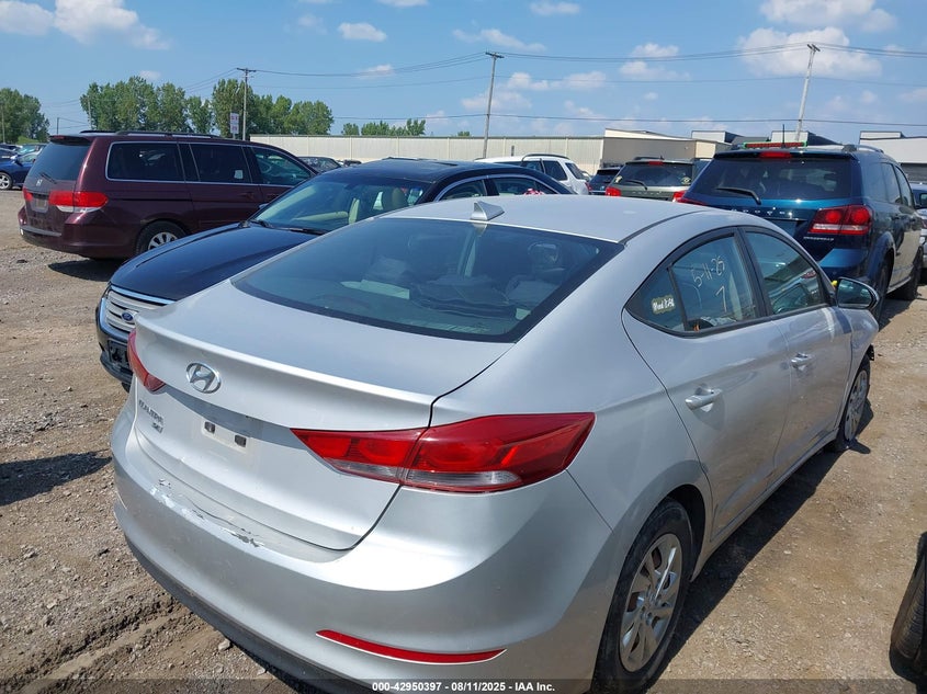 2017 HYUNDAI ELANTRA SE - KMHD74LF6HU095345