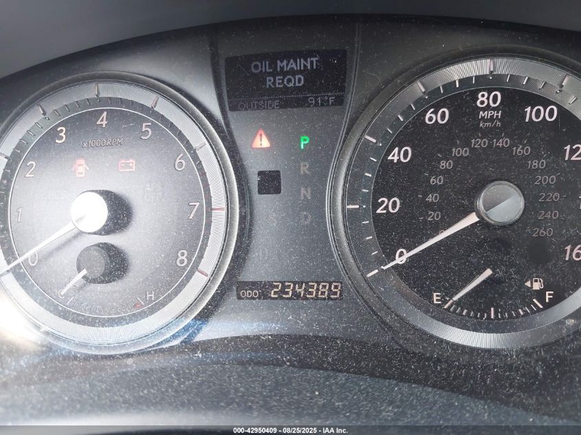 2008 Lexus Es 350 Base (A6) VIN: JTHBJ46G982240955 Lot: 42950409