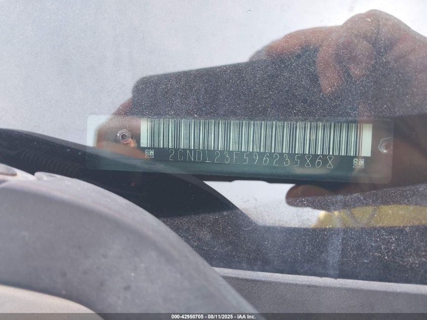 2009 Chevrolet Equinox Ls VIN: 2CNDL23F596235868 Lot: 42950705