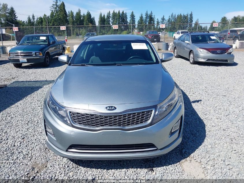 2016 Kia Optima Hybrid VIN: KNAGM4ADXG5096189 Lot: 42951043