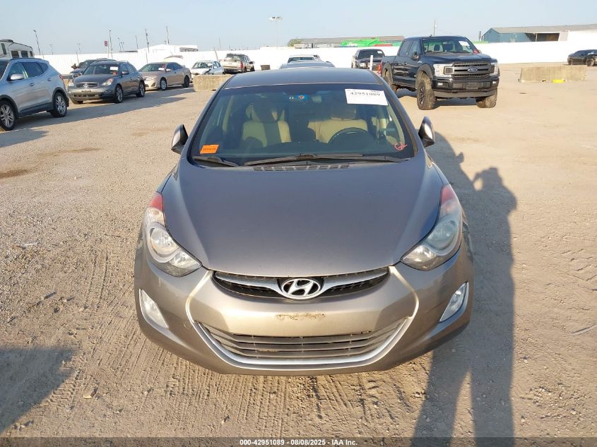 2013 Hyundai Elantra Gls VIN: 5NPDH4AE6DH449235 Lot: 42951089