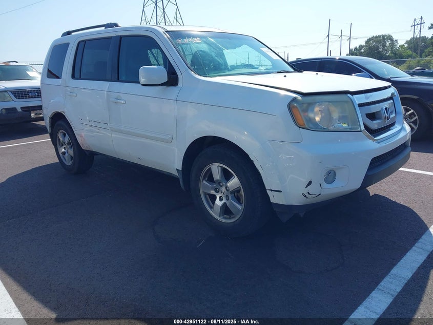5FNYF3H57BB038915 2011 Honda Pilot Ex-L auction photo 1