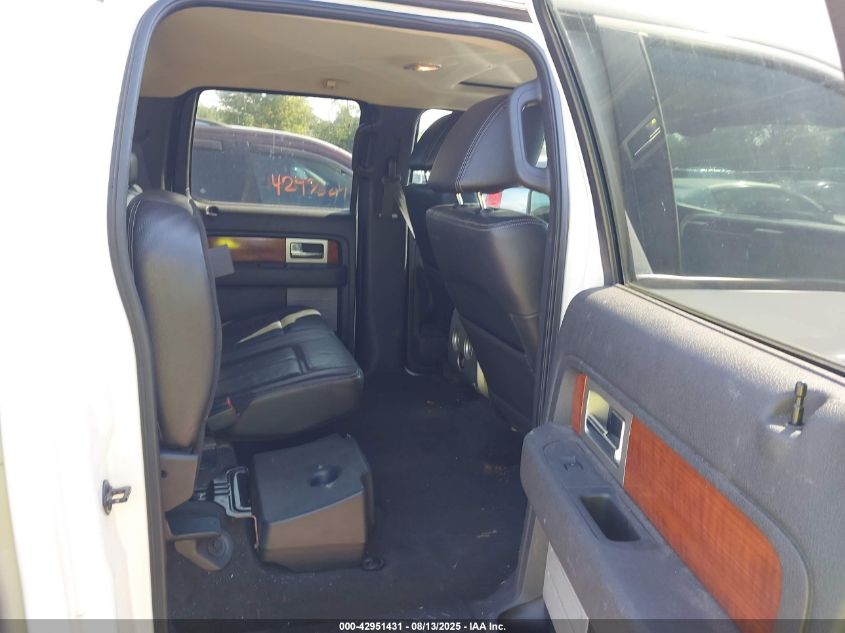 2009 Ford F-150 Lariat VIN: 1FTPW14V19FA29090 Lot: 42951431