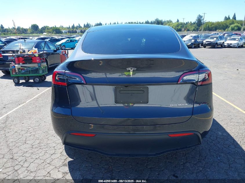 2024 Tesla Model Y Long Range Dual Motor All-Wheel Drive VIN: 7SAYGDEE5RF016223 Lot: 42951459
