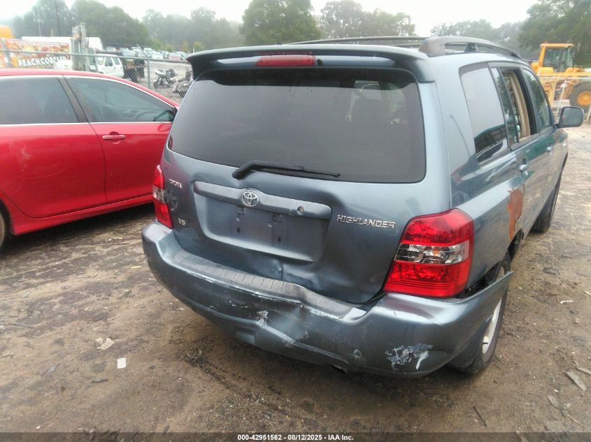 2005 Toyota Highlander Limited VIN: JTEDP21A850085902 Lot: 42951562