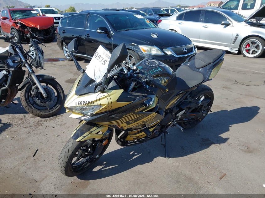 VIN JKAEXKH19PDAM6744 2023 KAWASAKI EX400