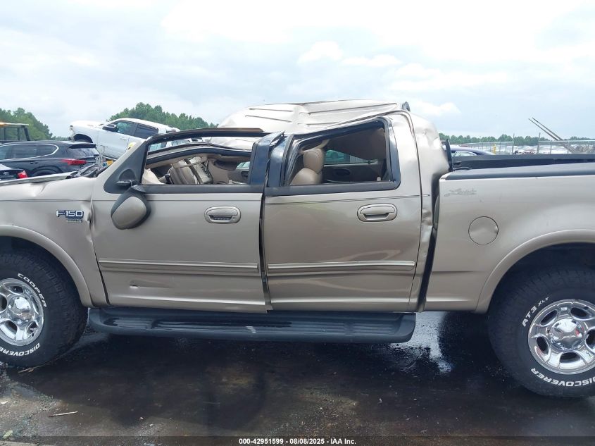 2003 Ford F-150 Lariat/Xlt VIN: 1FTRW08613KA21012 Lot: 42951599