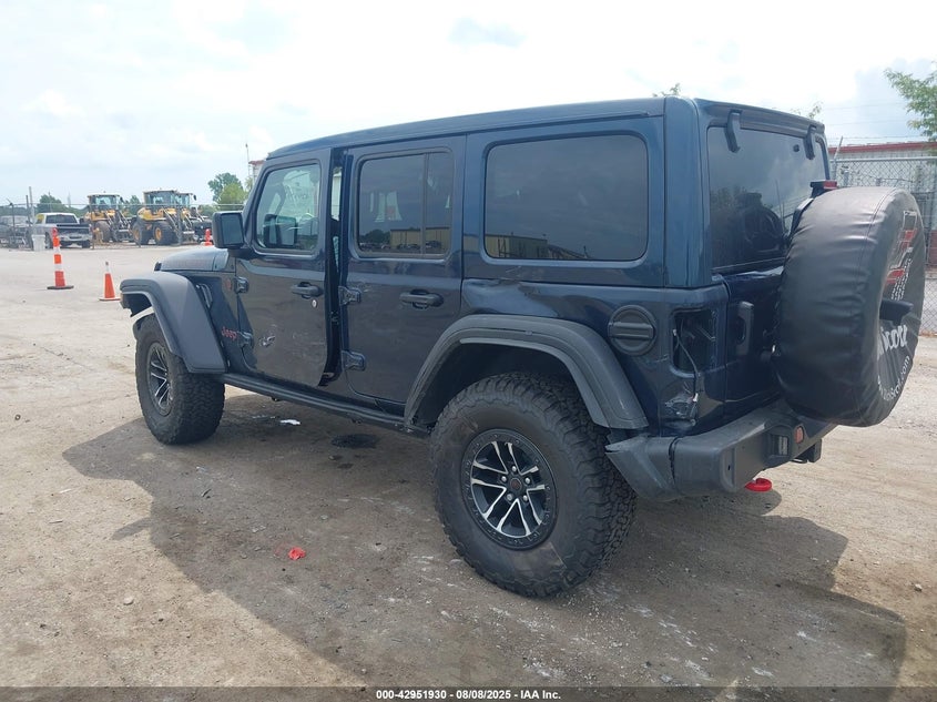 Vin: 1c4rjxfnxsw518293, lot: 43445817, jeep wrangler 4-door rubicon 4x4 20253