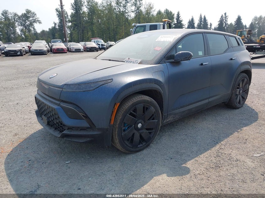 Vin: vcf1zbu20pg005282, lot: 43446399, fisker ocean one 20232