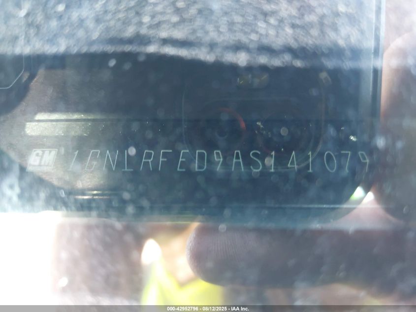 2010 Chevrolet Traverse Lt VIN: 1GNLRFED9AS141079 Lot: 42952796