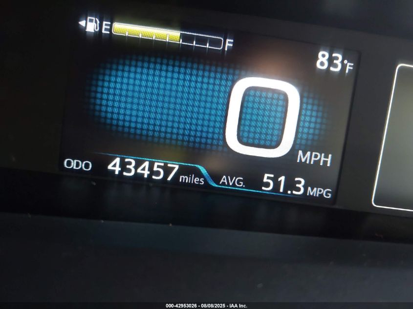 2018 Toyota Prius Three VIN: JTDKARFU8J3551586 Lot: 42953026