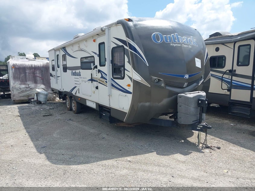 4YDT26024DB451323 2013 Keystone Outback 250Rs auction photo 1