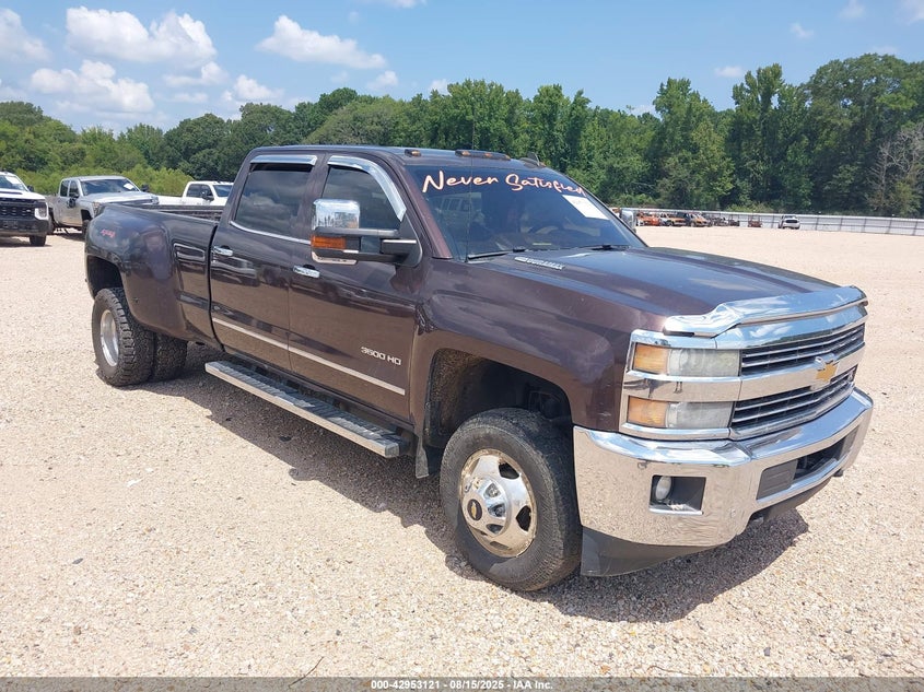2016 Chevrolet Silverado 3500Hd Ltz brown truck diesel 1GC4K0C83GF168297 photo #1