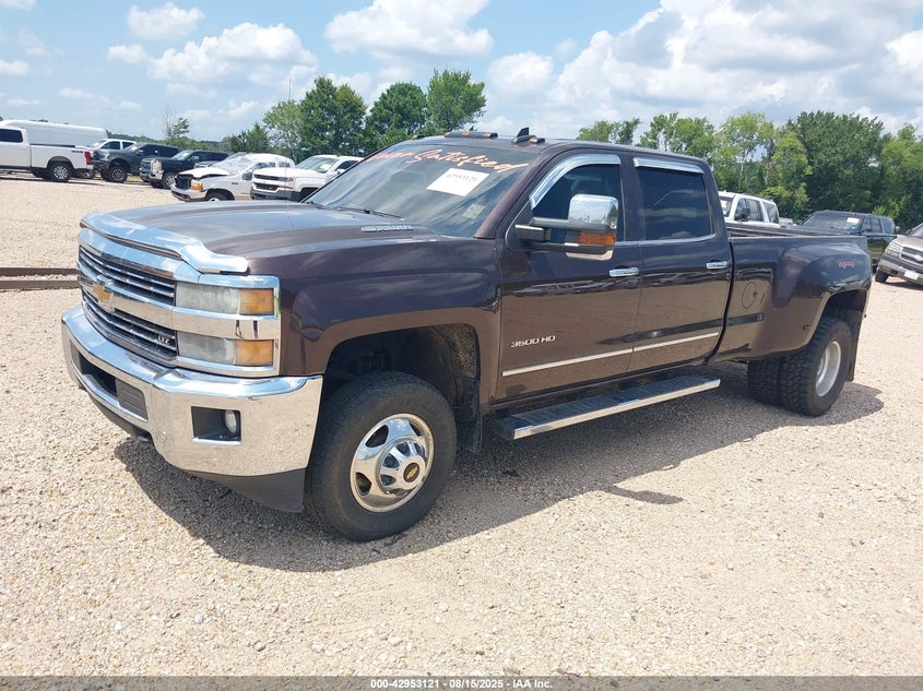 2016 Chevrolet Silverado 3500Hd Ltz brown truck diesel 1GC4K0C83GF168297 photo #3