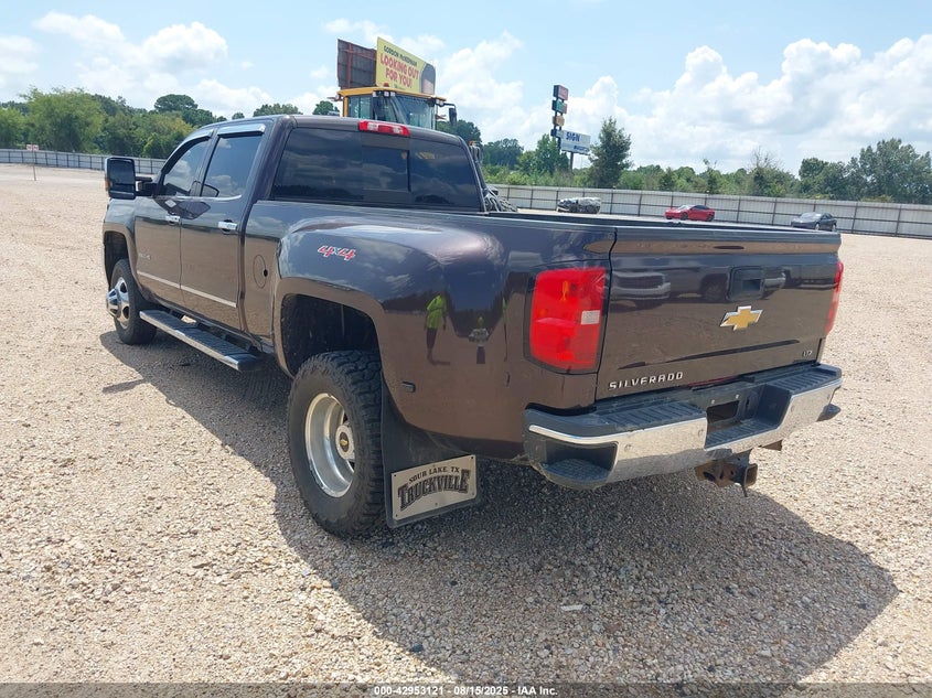 2016 Chevrolet Silverado 3500Hd Ltz brown truck diesel 1GC4K0C83GF168297 photo #4