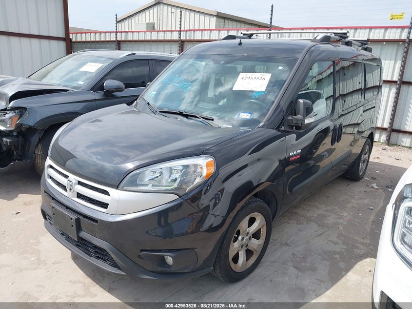 Vin: zfberfbb1j6j28925, lot: 43447413, ram promaster city slt 20182