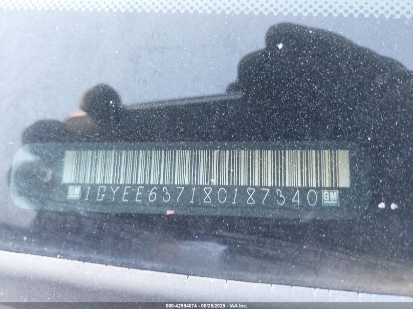 2008 Cadillac Srx V6 VIN: 1GYEE637180187340 Lot: 42954074