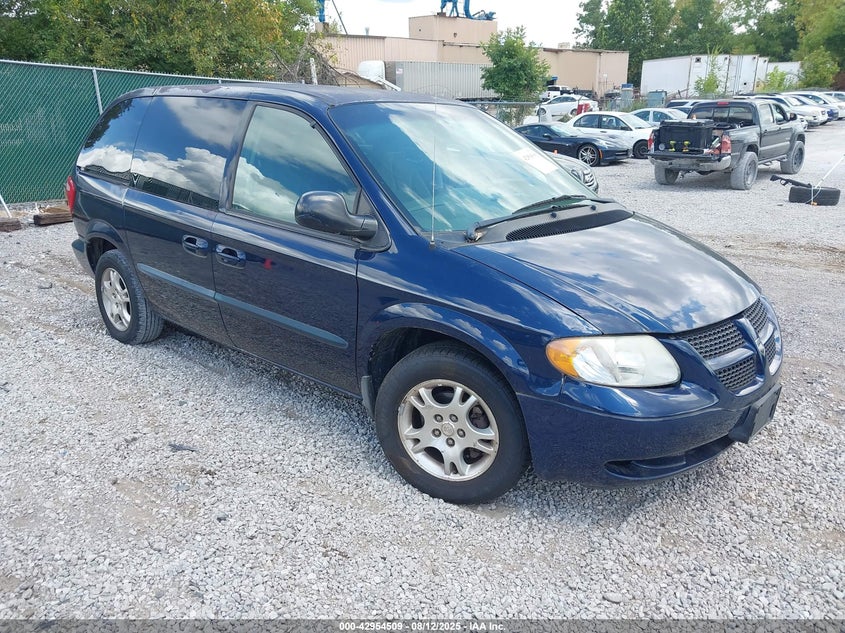 2004 Dodge Caravan Sxt blue van gasoline 1D4GP45R64B556626 photo #1