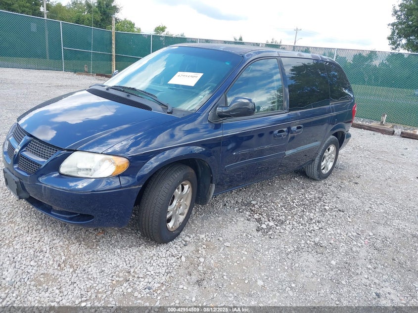 2004 Dodge Caravan Sxt blue van gasoline 1D4GP45R64B556626 photo #3