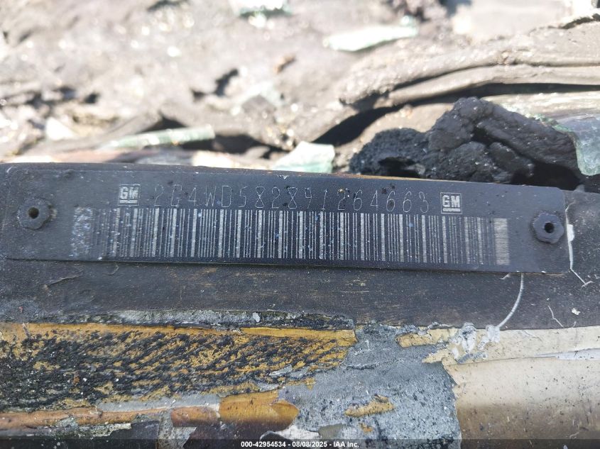 2009 Buick Lacrosse Cxl VIN: 2G4WD582891264663 Lot: 42954534