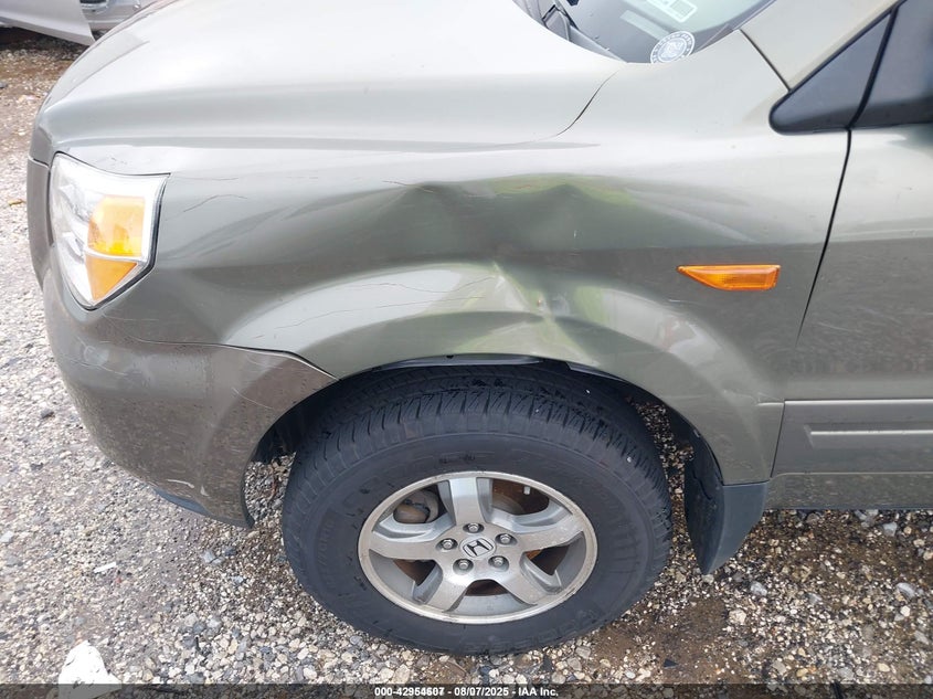 2008 Honda Pilot Ex-L VIN: 5FNYF18698B033558 Lot: 42954607