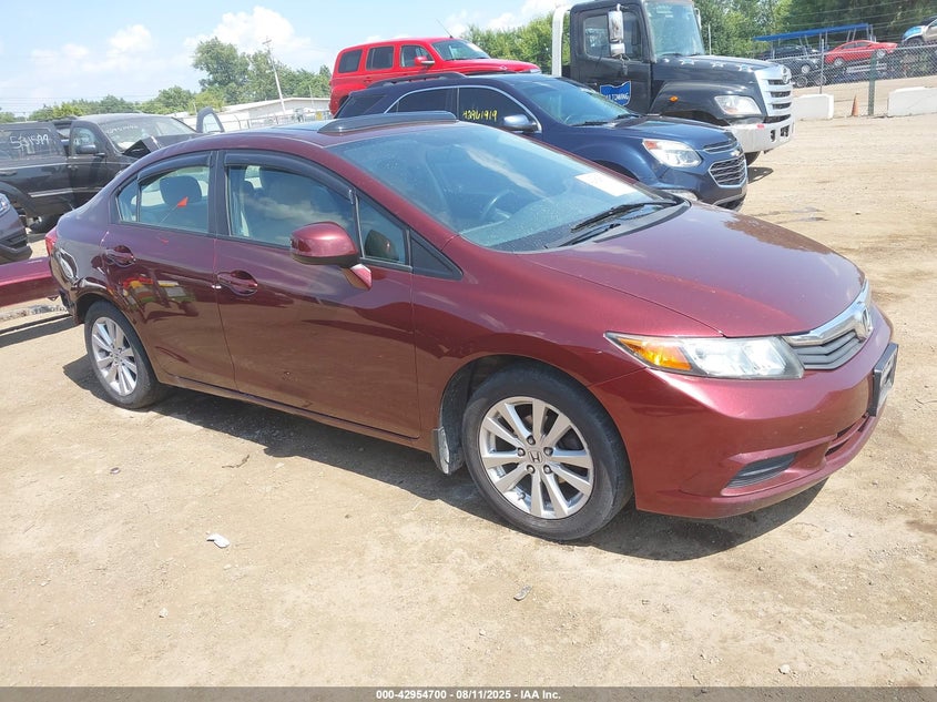 19XFB2F9XCE045125 2012 Honda Civic Ex-L auction photo 1