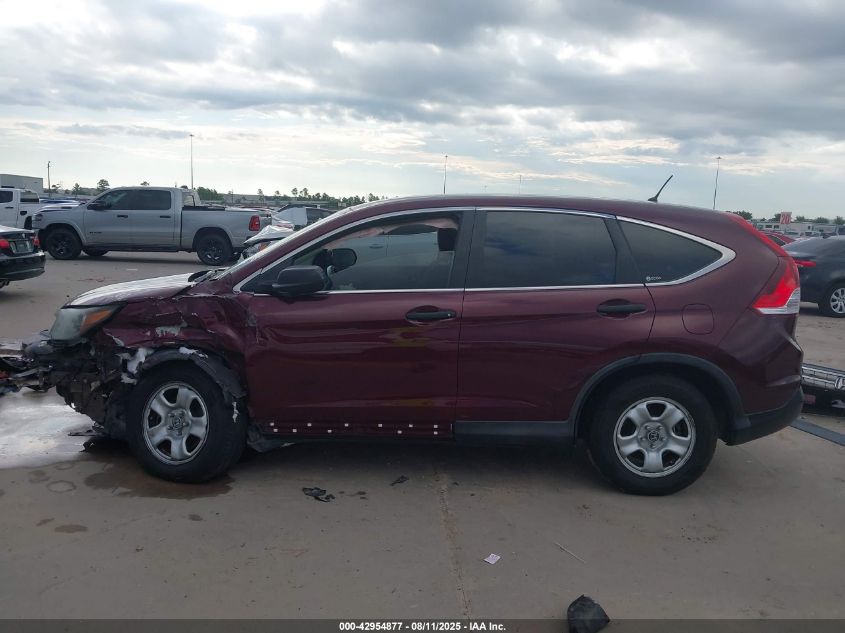 2012 Honda Cr-V Lx VIN: 5J6RM3H33CL039108 Lot: 42954877