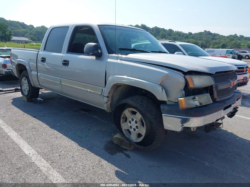 2005 Chevrolet Silverado 1500 Z71 grey truck gasoline 2GCEK13T051304453 photo #1