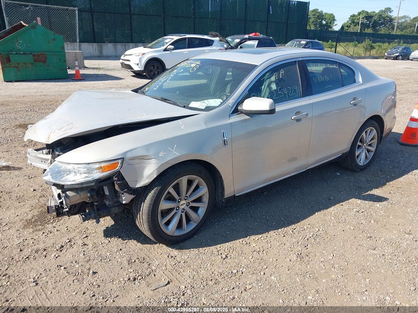 2009 Lincoln Mks silver sedan gasoline 1LNHM94R49G618488 photo #3