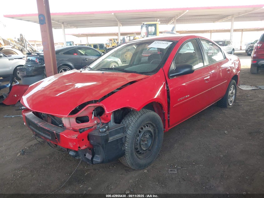 1B3ES46C5YD745857 2000 DODGE NEON photo no. 2
