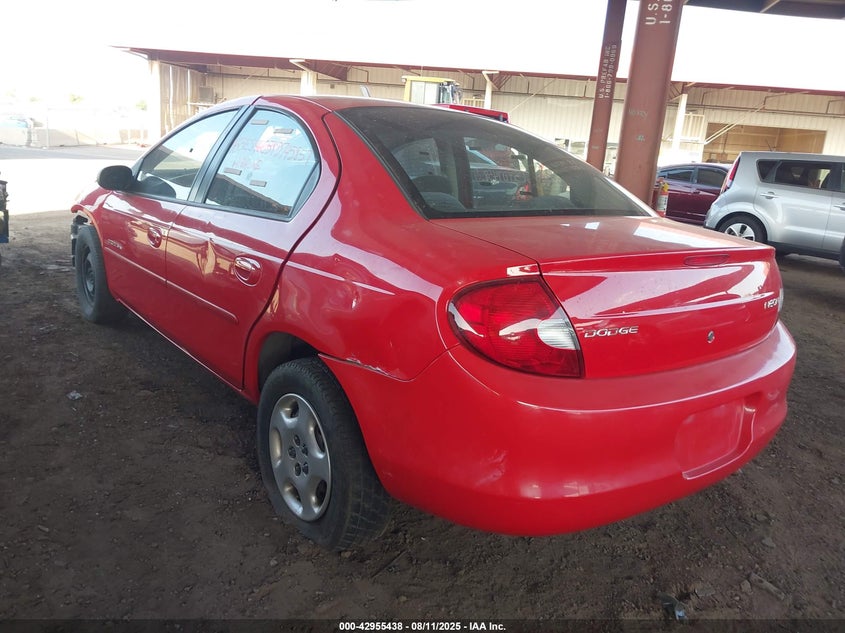 1B3ES46C5YD745857 2000 DODGE NEON photo no. 3